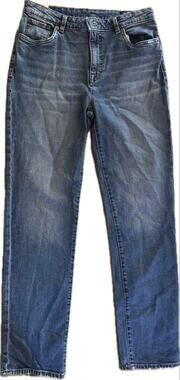 Buffalo David Bitton Jayden High Rise Straight Jeans Waist 29 Blue